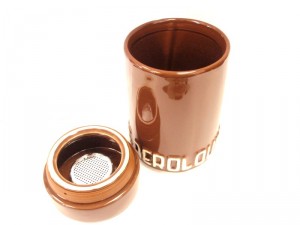 Humidor de resina con tapa