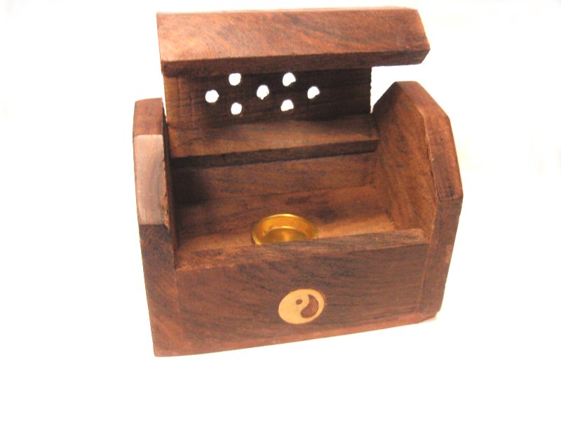 Caja de humos mini para conos abierta