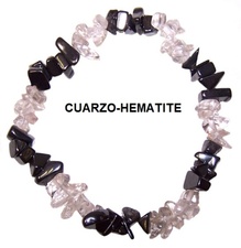 CUARZO CRISTAL-HEMATITE
