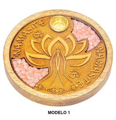 MODELO 1 - FLOR DE LOTO Y CUARZO ROSA