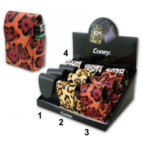 Pitillera Leopardo metal 20 cigarrillos