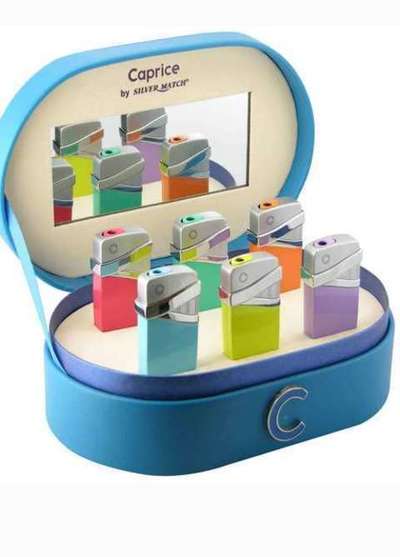 Encendedor Silver Match Caprice Ocean