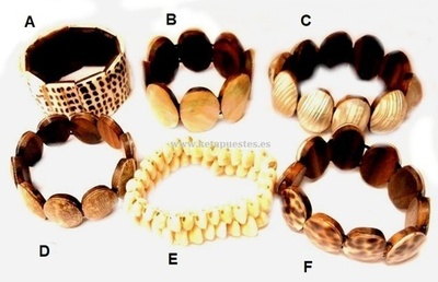 Pulsera elástica Nácar