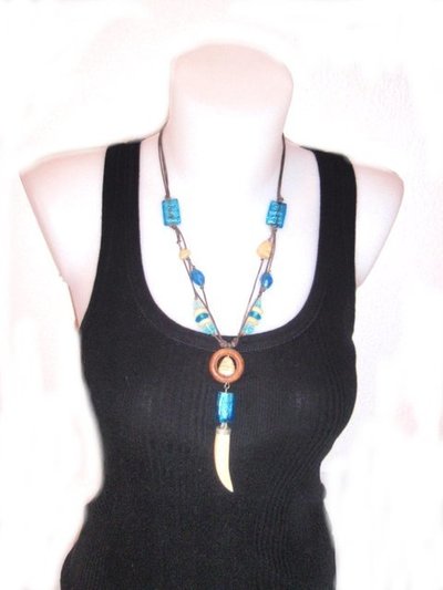 Collar Unisex Fussion colmillo CJC 106