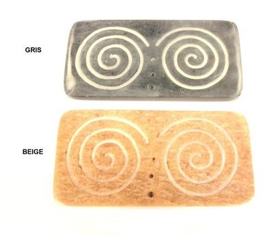 Porta Incienso piedra espiral