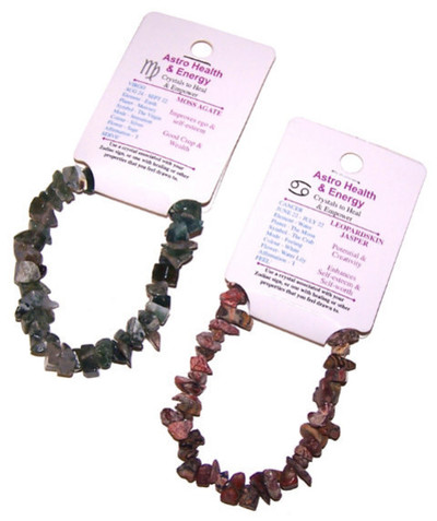 Pulsera elástica Chip mineral