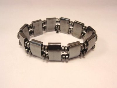 Pulsera elástica Hematite