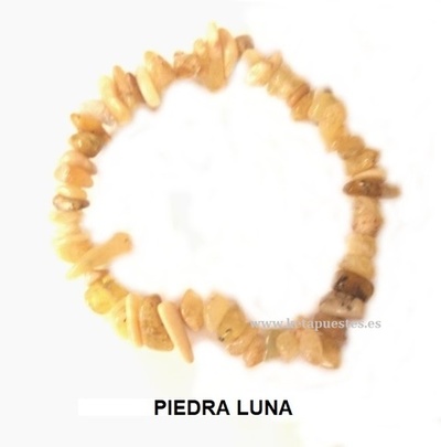Pulsera elástica Chip 1º Clase Piedra Luna