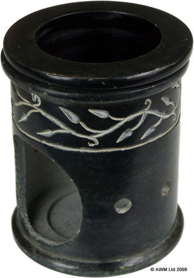 Quemador de aceite mármol negro OB-01