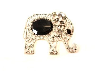 Broche  filigrana elefante