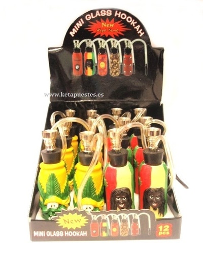 Glass Hookah mini Rasta