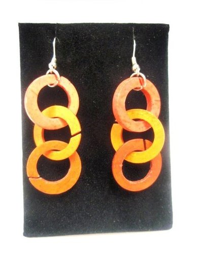 Pendientes 3 círculos enlazados
