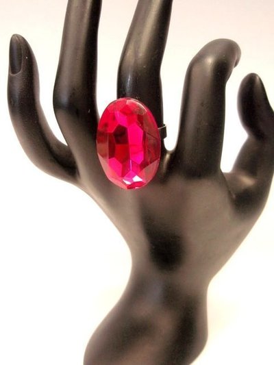 Anillo  facetado Rosa 413549