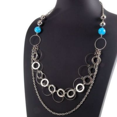 Collar Moon Jewellery Universo azul jew307