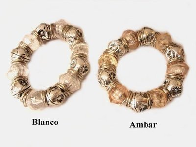 Pulsera elástica Flor 41288b
