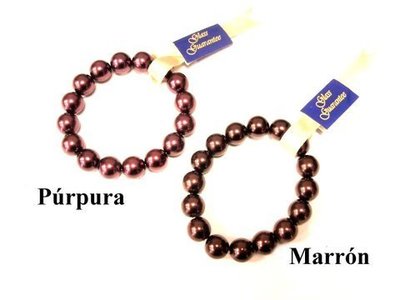 Pulsera elástica perla de cristal 42232