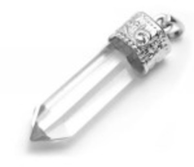 Colgante punta Cuarzo Cristal  Maestro Sanador