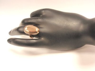 Anillo acero haba cobrizo A-1248