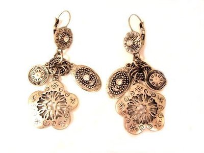 Pendiente colgantes flor 99631