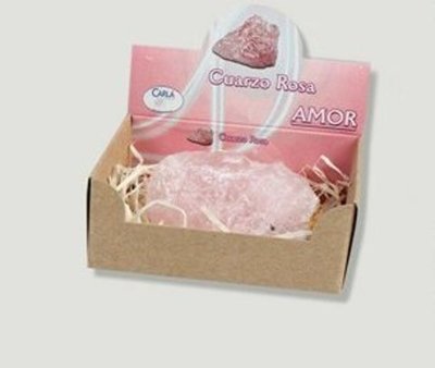 Cuarzo Rosa en Caja de Regalo