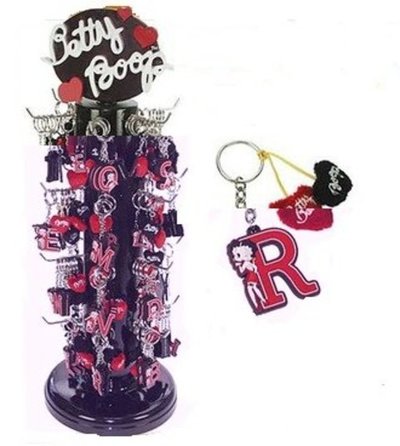 Llavero goma Betty Boop Iniciales