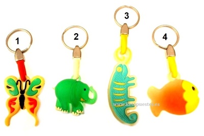Llavero Paco Espejo Mod. Animales