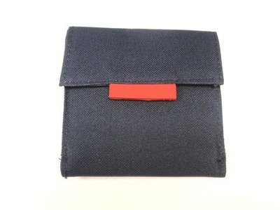 Cartera de tela lisa