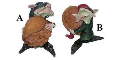 Duende del bosque con bellota