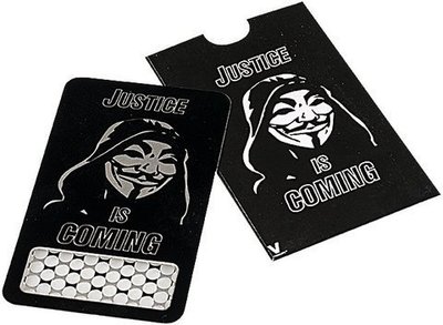 Grinder Tarjeta V Sindicate Anonymous