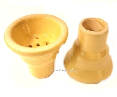 Cazoleta cerámica amarilla