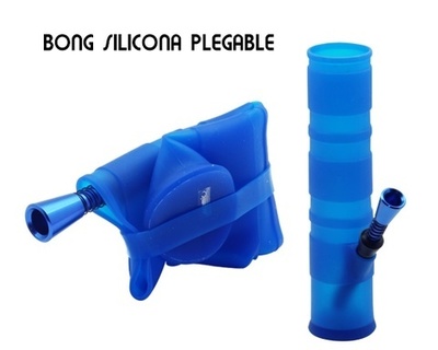 Bong Atomic silicona plegable 20cm