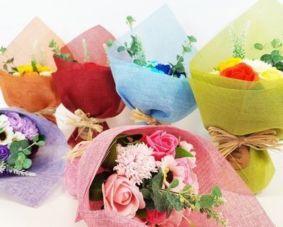 Ramo de flores de jabon