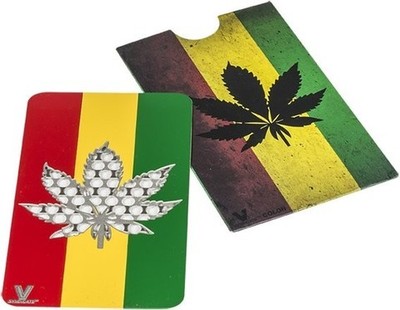 Grinder Tarjeta V Sindicate Rasta Leaf