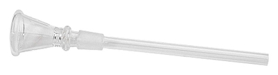 Cazoleta con tubo cristal 16,50cm