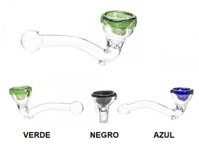 Pipa cristal con color 11cm 