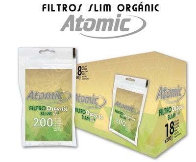Filtros Atomic Organic Bio Slim 6mm