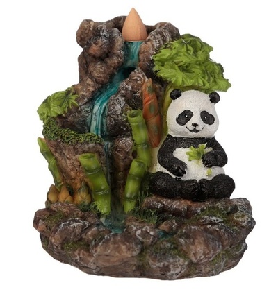 Quemador Incienso Reflujo Oso Panda