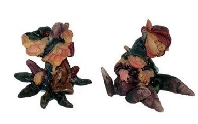 Duende del bosque grupo mini 4cm