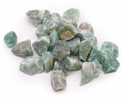 Jade Verde en bruto