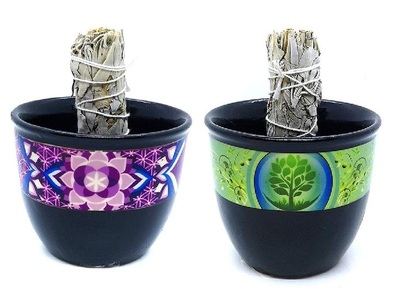 Inciensario cuenco cerámico