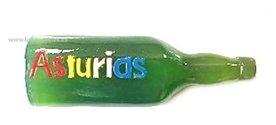 Imán resina Botella de Sidra Imán resina Botella de Sidra