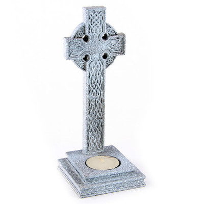 Porta velas Cruz Celta granito