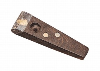 Pipa madera/piedra círculos