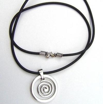 Colgante acero espiral