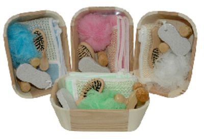 Set Baño madera Pómez
