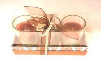 Set 3 Velas aromáticas azul