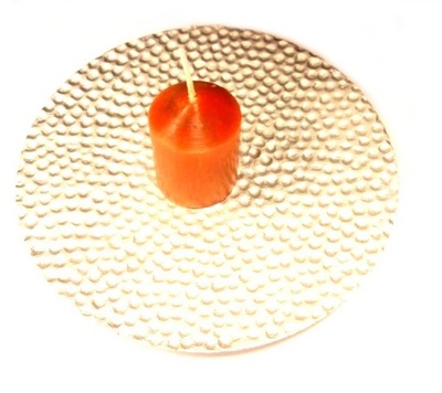 Porta Velas metal Plato