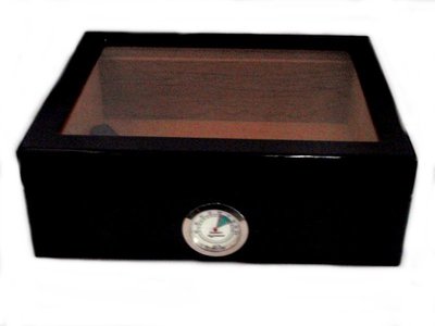 Humidor madera tapa transparente