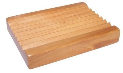 Jabonera madera clásica rectangular