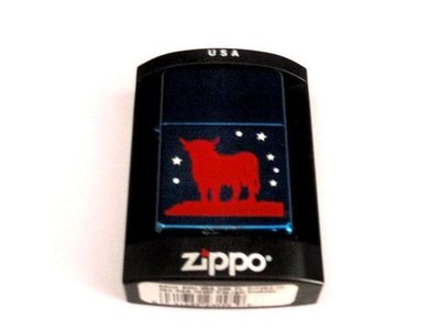 Zippo Toro azul